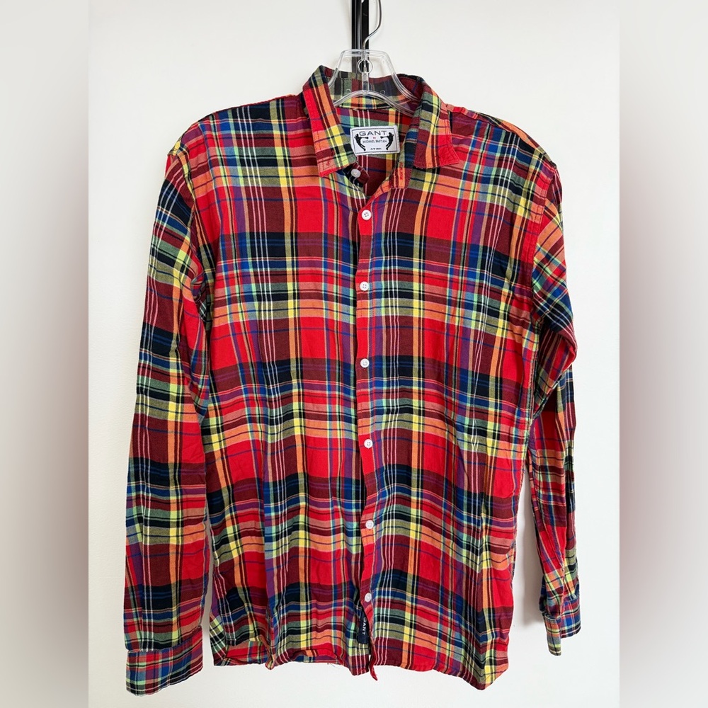 GANT Men's Multicolor Plaid Shirt